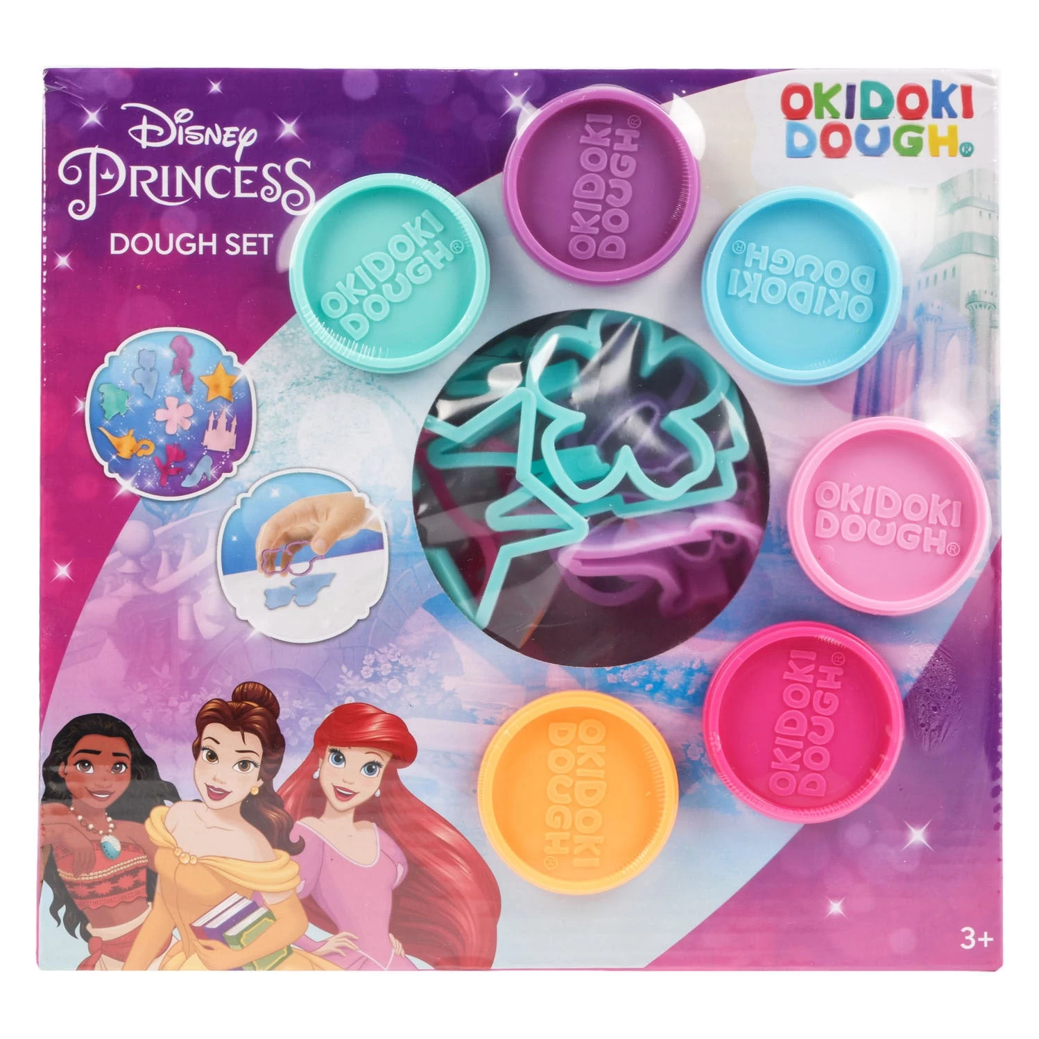 Disney Princess Okidoki Dough Vormen + Numbers 2 Assorti - Afbeelding 2