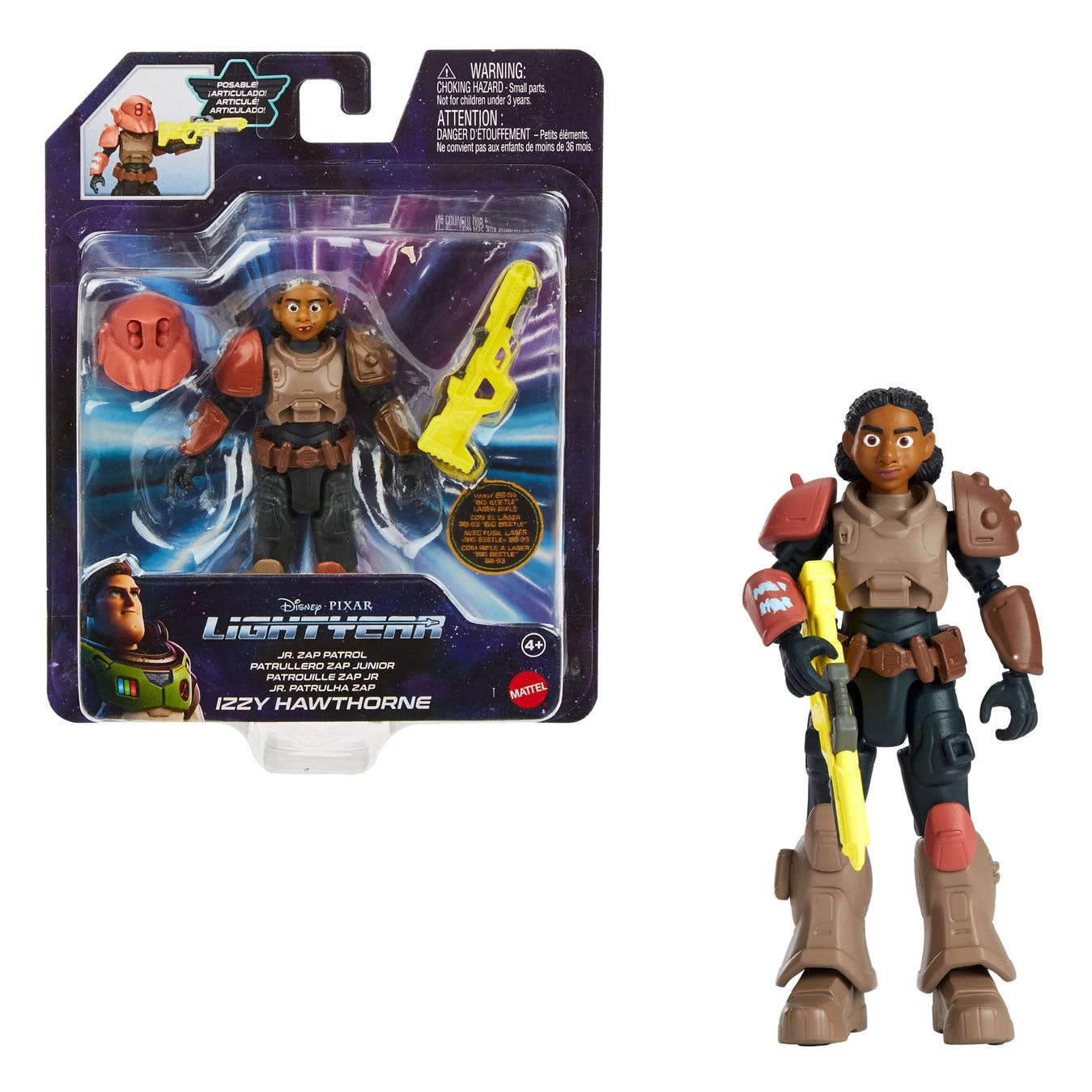 Disney Pixar Lightyear Jr. Zap Patrol - Izzy Speelfiguur - Afbeelding 3