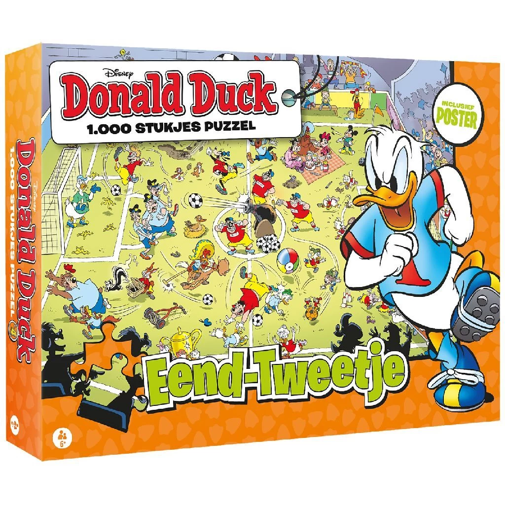 Disney Puzzel Donald Duck Eend-Tweetje 1000 Stukjes