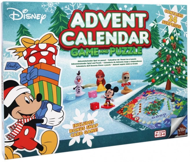 Disney Adventskalender Junior 39,2 Cm Karton Ijsblauw 28-delig