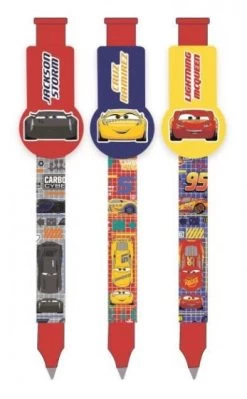 Disney Balpenset Met Clip Cars Junior 3-delig