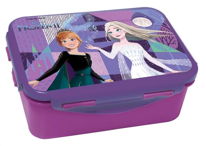Disney Broodtrommel Frozen II Meisjes 17 X 12 Cm Paars