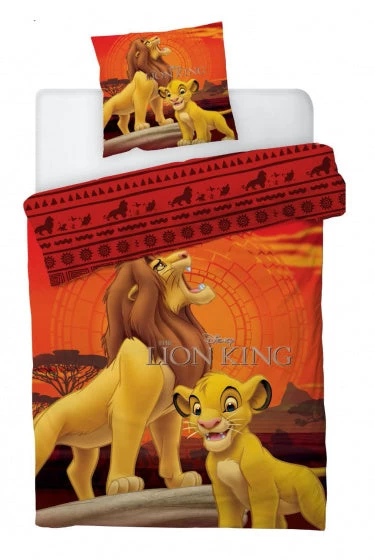 Disney Dekbedovertrek Lion King 140 X 200 Cm Polyster Oranje