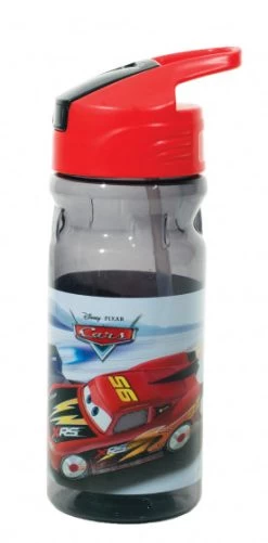 Disney Drinkfles Cars Junior 500 Ml Transparant/rood
