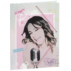 Disney Elastomap Violetta 28 X 22 Cm Roze