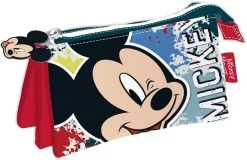 Disney Etui Mickey Mouse 21 X 3,5 X 11 Cm Polyester Rood