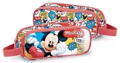Disney Etui Mickey Mouse Junior 23 Cm Polyester/PVC Rood