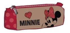 Disney Etui Minnie Mouse 21 X 7,5 Cm Polyester Rood/bruin