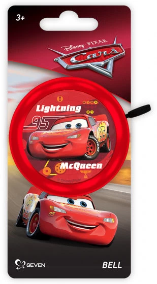 Disney Fietsbel Cars Jongens 55 Mm Staal Rood/zwart - Afbeelding 3