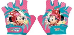 Disney Fietshandschoenen Minnie Mouse Meisjes Roze/blauw Maat S