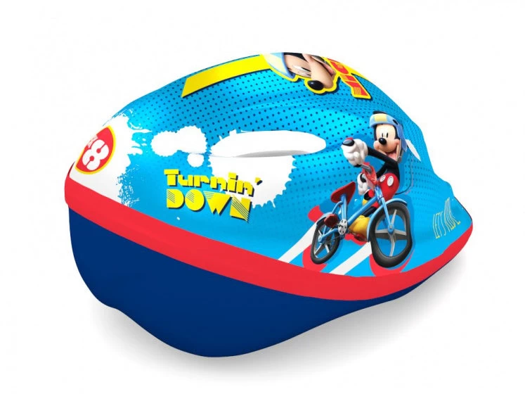 Disney Fietshelm Mickey Mouse Junior Blauw Maat 52/56 Cm - Afbeelding 4