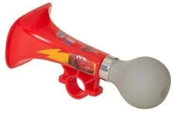 Disney Fietstoeter Cars Rood/wit 19 Cm