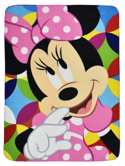 Disney Fleecedeken Minnie Junior 100 X 140 Cm Roze