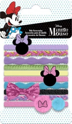Disney Haarbandjes Minnie Mouse Meisjes Roze/paars 10 Stuks
