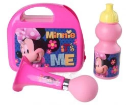 Disney Kinderfietsset Combo Minnie Mouse Meisjes Roze 3-delig