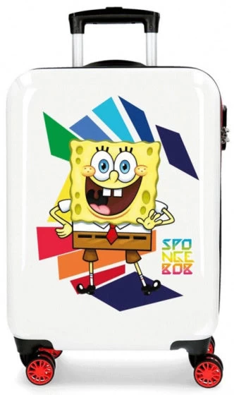 Disney Koffer Spongebob Junior 34 Liter ABS 55 Cm Rood/wit