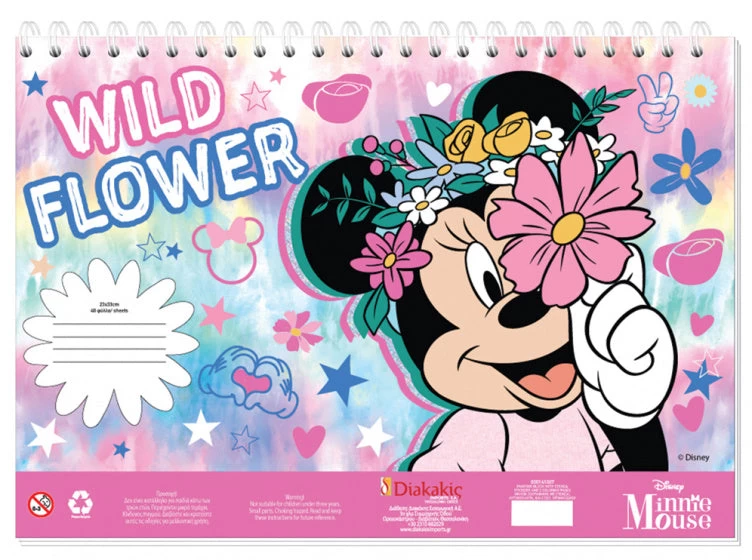 Disney Schetsboek Minnie Mouse 23 X 33 Cm Roze