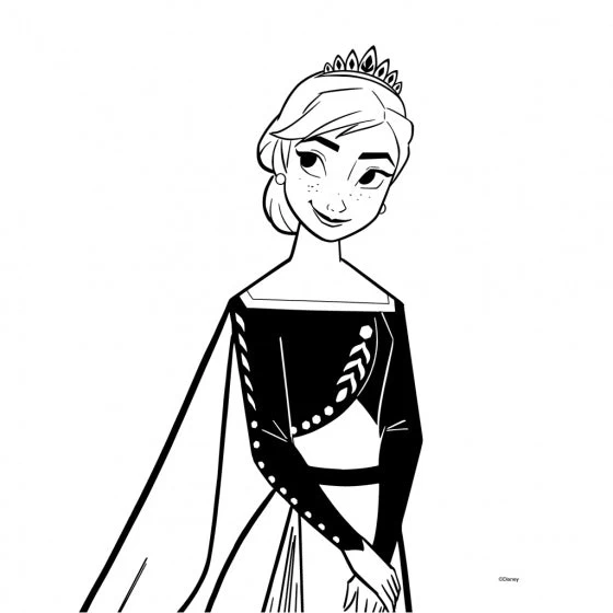 Disney Kleurboek Frozen 2 Junior Papier Paars/wit 26-delig - Afbeelding 5