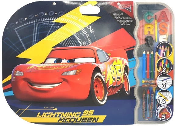 Disney Kleurset Cars XXXL Jongens 53 X 58 Cm 27-delig