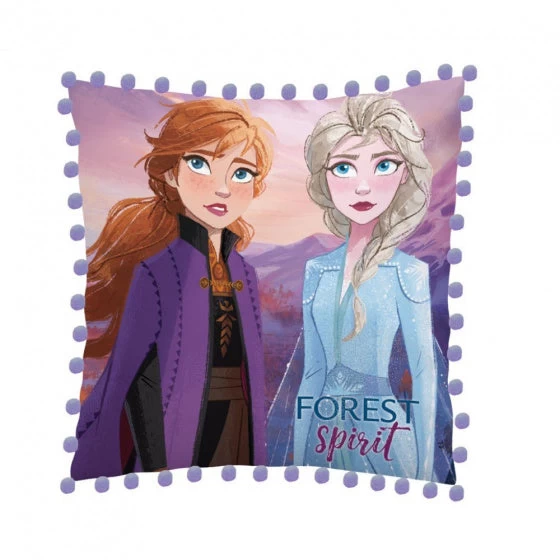 Disney Kussen Frozen II Polyester 35 X 35 Cm Paars