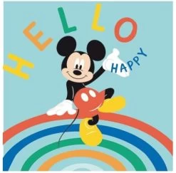 Disney Kussen Mickey Mouse Junior 40 X 40 Cm Polyester Groen
