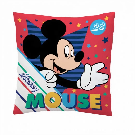 Disney Kussen Mickey Mouse Polyester 35 X 35 Cm Rood