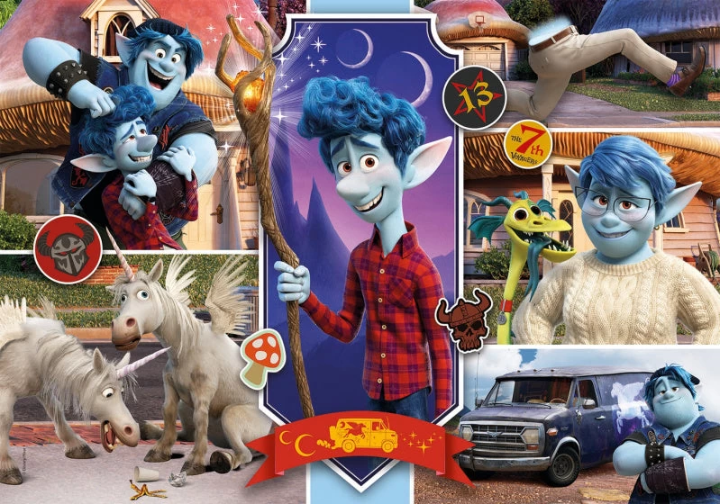 Disney Legpuzzel Onward 33,5 X 23,5 Cm Karton 60 Stukjes - Afbeelding 2