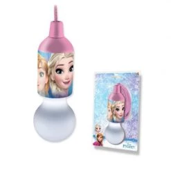 Disney Treklamp Frozen Led Meisjes 17 Cm Roze