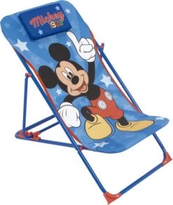 Disney Loungestoel Mickey Mouse 66 X 61 Cm Polyester/staal Blauw