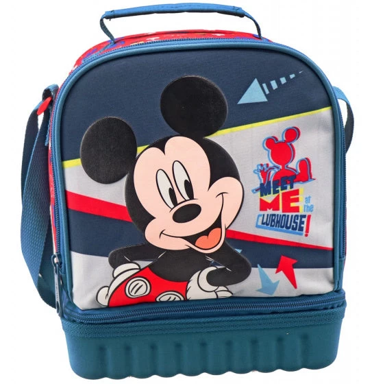 Disney Lunchtas Thermisch Mickey Mouse 24 Cm Polyester Blauw