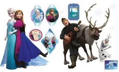 Disney Muurstickers Frozen Familie