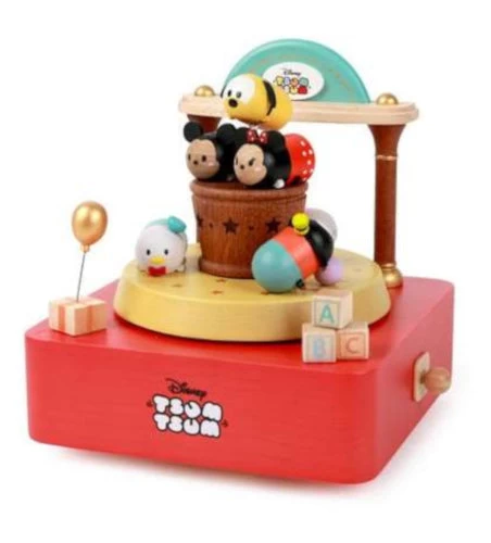 Disney Muziekdoos TsumTsum Wooderful Life Junior 12 Cm Hout