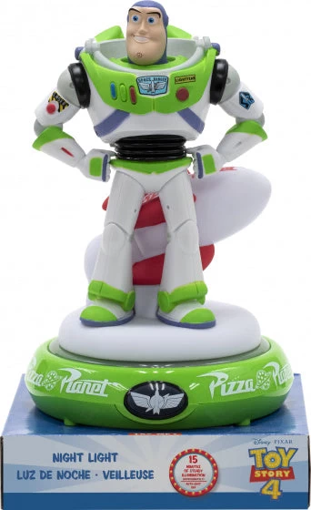 Disney Nachtlamp 3D Buzz Lightyear Led 15 X 13,5 Cm Groen