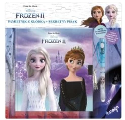 Disney Notitieblok En Geheime Pen Frozen II 17 Cm Paars 2-delig