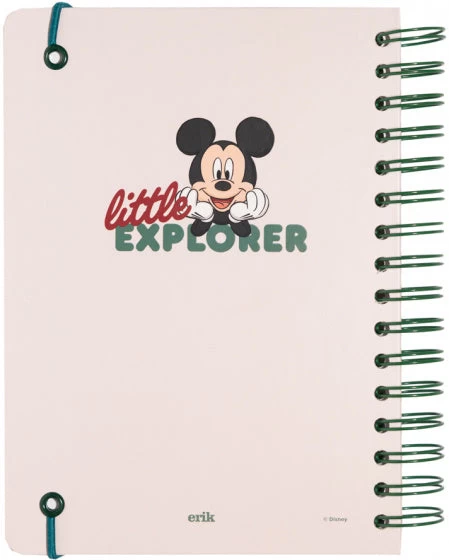 Disney Notitieboek Micky Mouse Hardcover A5 14,8 X 21 Cm Wit - Afbeelding 2