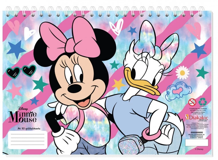 Disney Notitieboek Minnie Mouse Junior A4 Papier Blauw/roze
