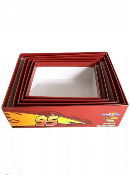 Disney Opbergdozen Cars Jongens Rood/geel 5 Stuks - Afbeelding 3