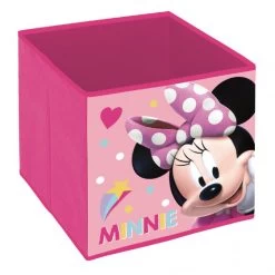 Disney Opbergbox Minnie Mouse Kubus 30 Liter Textiel Roze