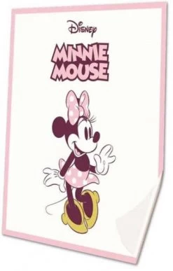 Disney Plaid Minnie Mouse Meisjes Polyester 160 Cm Roze