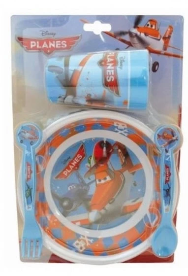 Disney Planes Eetset Blauw/rood