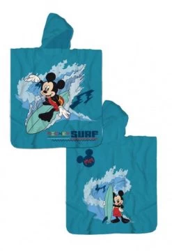 Disney Poncho Mickey Mouse 55 X 110 Cm Polyester Blauw