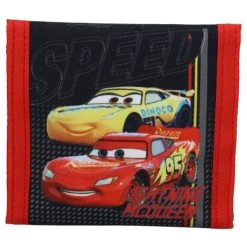 Disney Portemonnee Cars Junior 10 X 10 Cm Polyester Zwart/rood