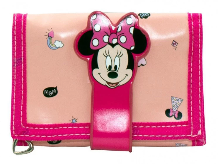 Disney Portemonnee Minnie Mouse Meisjes 26 X 13 Cm PVC Roze
