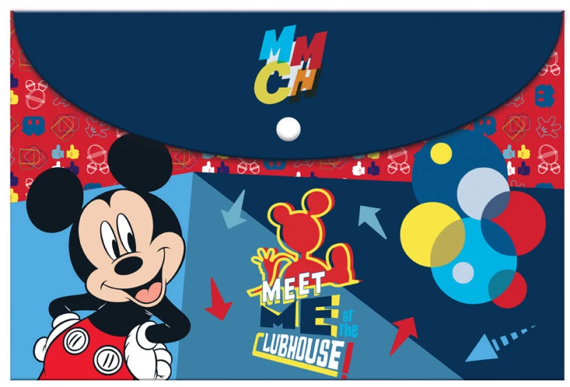 Disney Portfoliomap Mickey Mouse Junior A4 Polypropyleen Blauw