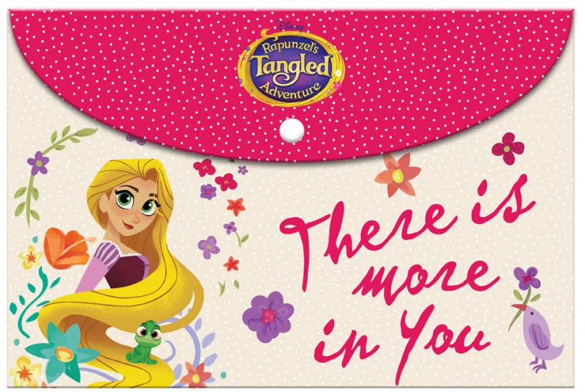Disney Portfoliomap Rapunzel Junior A4 Polypropyleen Roze