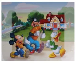 Disney Poster Mickey Wandelen Junior 50x40 Cm Papier