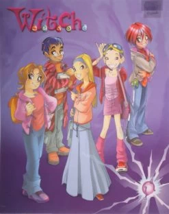 Disney Poster W.i.t.c.h. Junior 50x40 Cm Paars Papier