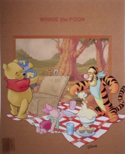 Disney Poster Winnie Picknick Junior 50x40 Cm Papier