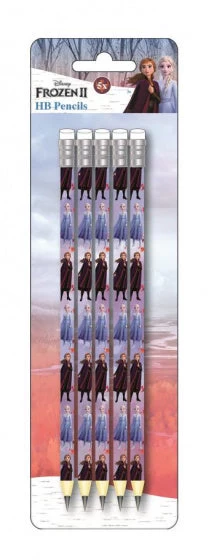 Disney Potloden Frozen HB Hout Lichtpaars 5 Stuks