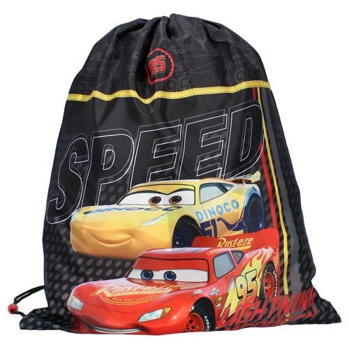 Disney Gymtas Cars Junior 1,6 Liter Polyester Zwart - Afbeelding 2